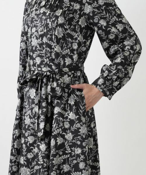 Leilian / レリアン ドレス | 洗えるプリントフレアワンピース【ROCHAS Premiere】 | 詳細12