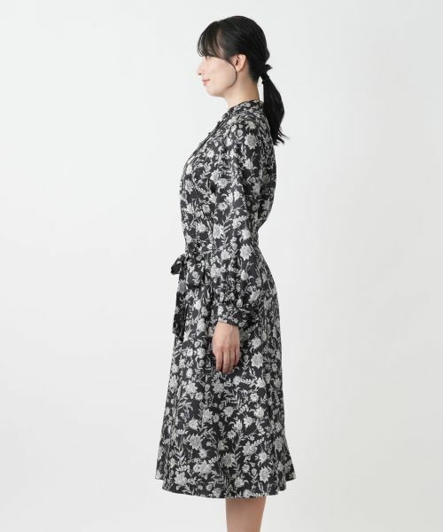 Leilian / レリアン ドレス | 洗えるプリントフレアワンピース【ROCHAS Premiere】 | 詳細5