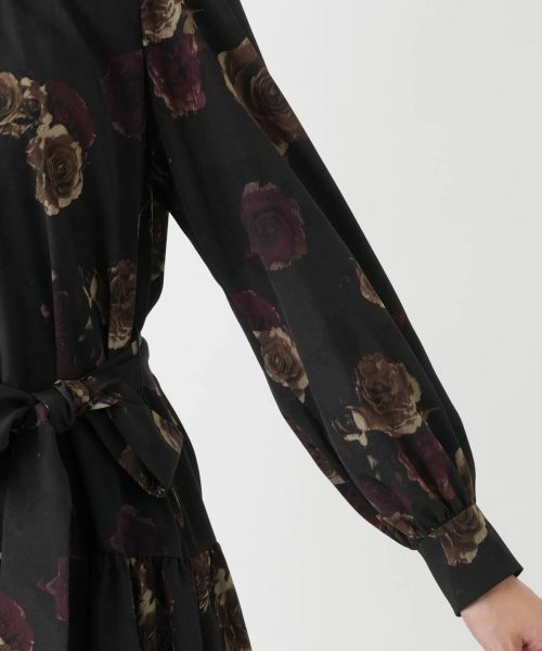 Leilian / レリアン ドレス | 洗えるプリントフレアワンピース【ROCHAS Premiere】【ERICA】 | 詳細10