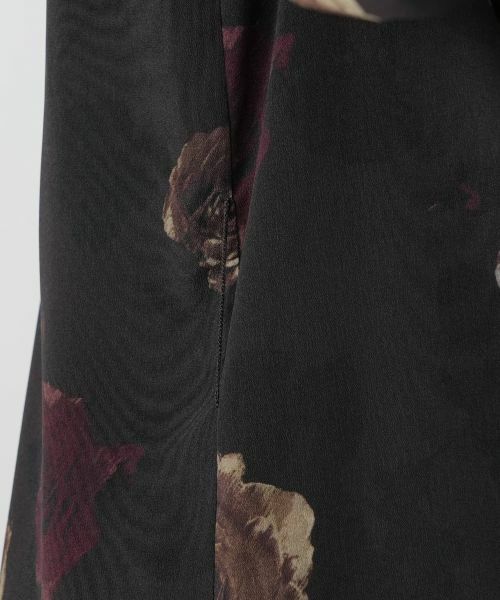 Leilian / レリアン ドレス | 洗えるプリントフレアワンピース【ROCHAS Premiere】【ERICA】 | 詳細13