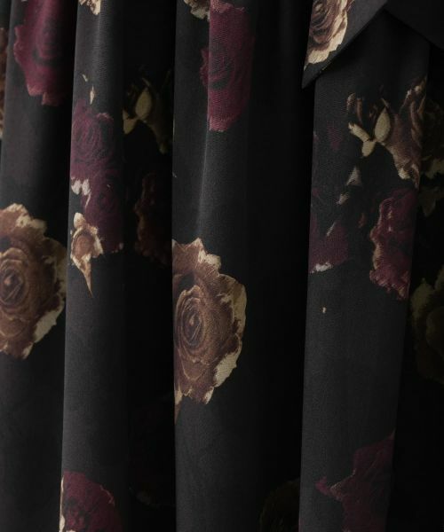 Leilian / レリアン ドレス | 洗えるプリントフレアワンピース【ROCHAS Premiere】【ERICA】 | 詳細15