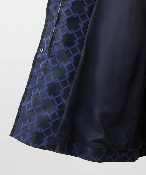 Leilian / レリアン その他アウター | 幾何学柄スタンドカラー比翼コート【ROCHAS Premiere】【LIMONTA】 | 詳細14