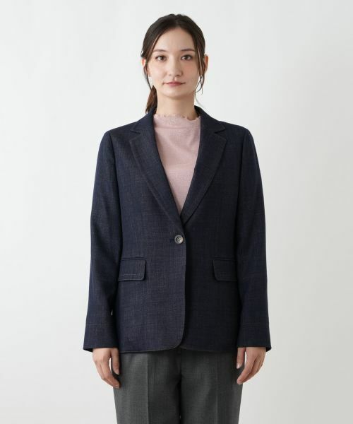 Leilian / レリアン テーラードジャケット | ブレザー【ROCHAS Premiere】 | 詳細4