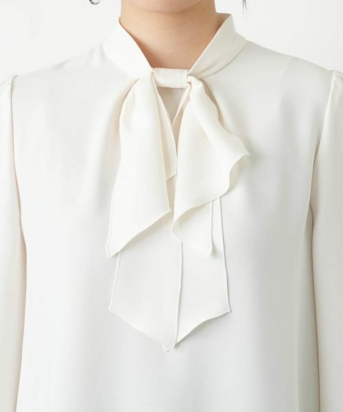 Leilian / レリアン シャツ・ブラウス | ボウタイブラウス【ROCHAS Premiere】 | 詳細10