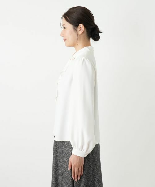 Leilian / レリアン シャツ・ブラウス | ボウタイブラウス【ROCHAS Premiere】 | 詳細8