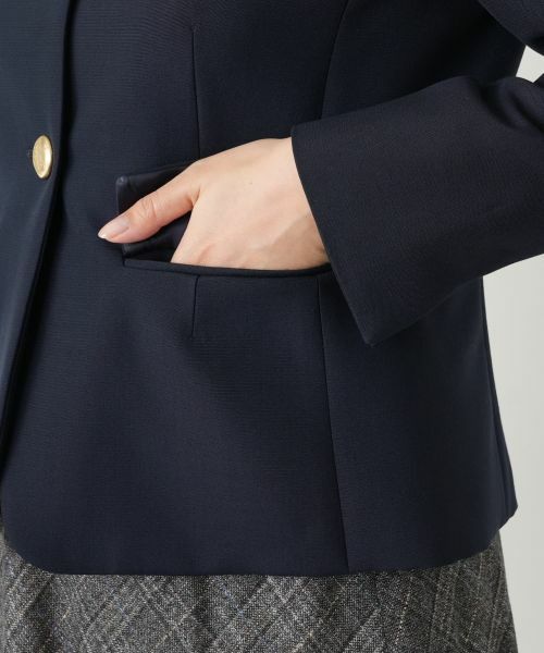 Leilian / レリアン テーラードジャケット | ノーカラージャケット【ROCHAS Premiere】 | 詳細12