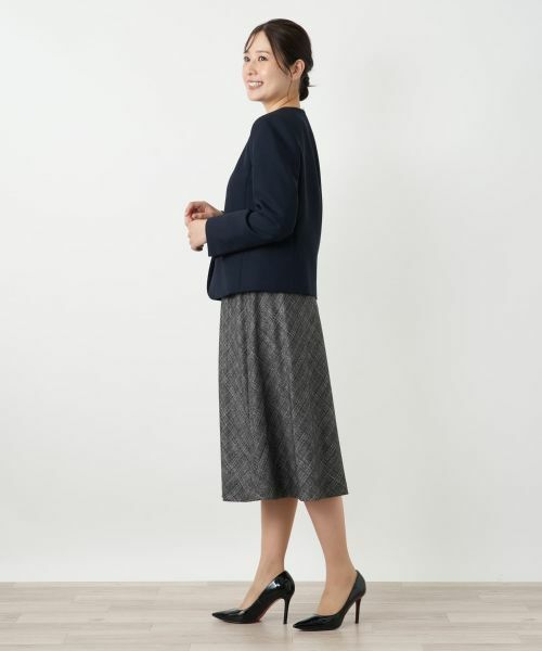 Leilian / レリアン テーラードジャケット | ノーカラージャケット【ROCHAS Premiere】 | 詳細2