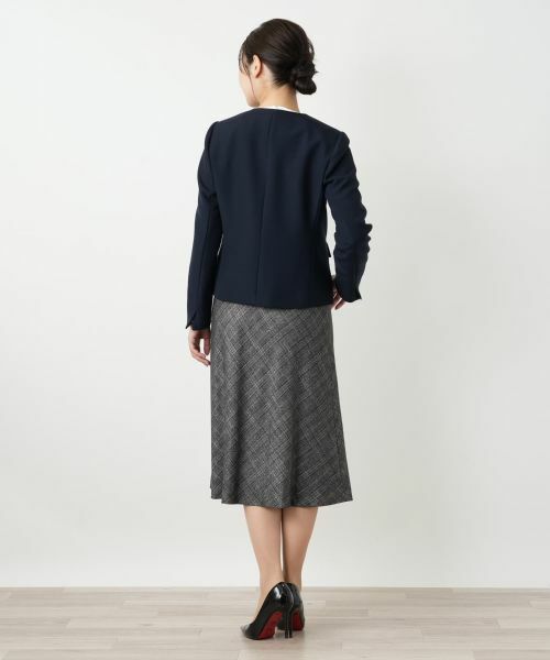 Leilian / レリアン テーラードジャケット | ノーカラージャケット【ROCHAS Premiere】 | 詳細3