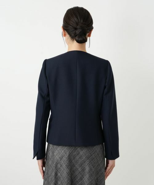 Leilian / レリアン テーラードジャケット | ノーカラージャケット【ROCHAS Premiere】 | 詳細6