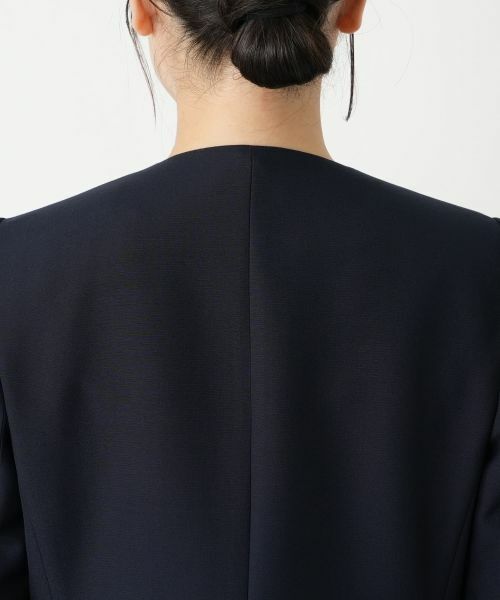 Leilian / レリアン テーラードジャケット | ノーカラージャケット【ROCHAS Premiere】 | 詳細8