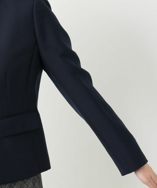 Leilian / レリアン テーラードジャケット | ノーカラージャケット【ROCHAS Premiere】 | 詳細9