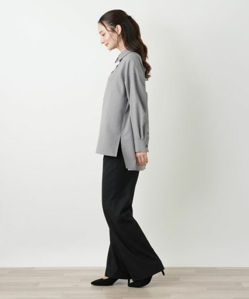 Leilian / レリアン シャツ・ブラウス | ハーフプラケットブラウス【ROCHAS Premiere】 | 詳細2