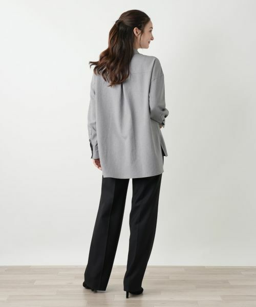 Leilian / レリアン シャツ・ブラウス | ハーフプラケットブラウス【ROCHAS Premiere】 | 詳細3