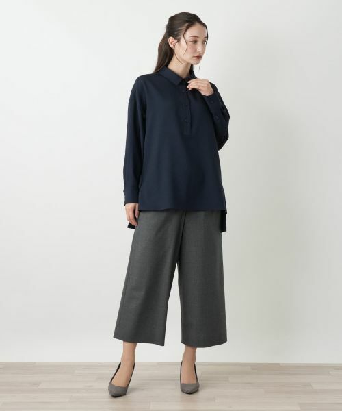 Leilian / レリアン シャツ・ブラウス | ハーフプラケットブラウス【ROCHAS Premiere】 | 詳細4