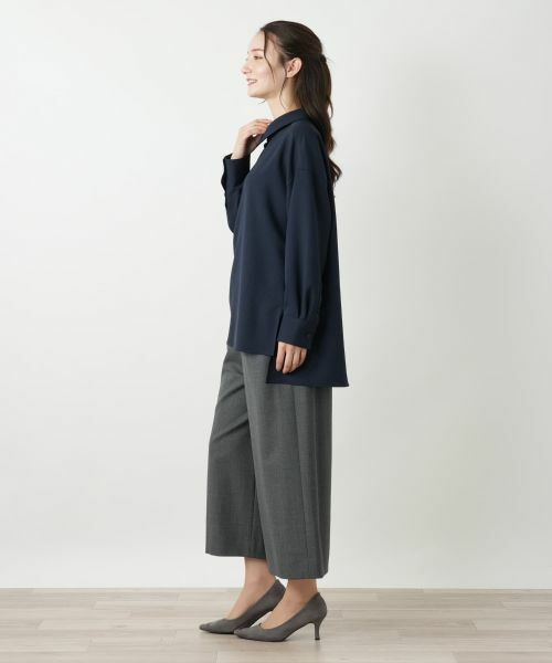 Leilian / レリアン シャツ・ブラウス | ハーフプラケットブラウス【ROCHAS Premiere】 | 詳細5