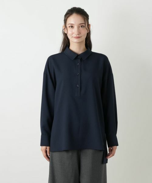 Leilian / レリアン シャツ・ブラウス | ハーフプラケットブラウス【ROCHAS Premiere】 | 詳細7