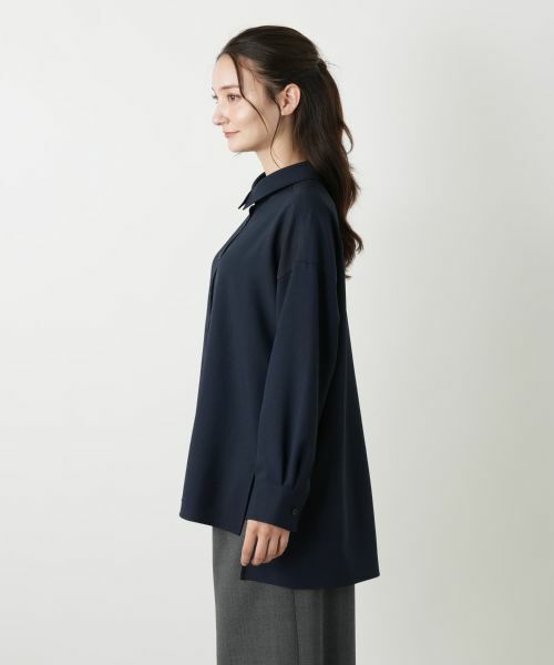 Leilian / レリアン シャツ・ブラウス | ハーフプラケットブラウス【ROCHAS Premiere】 | 詳細8