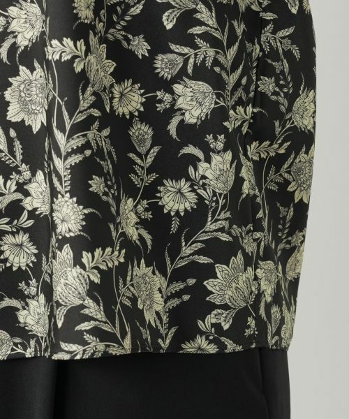 Leilian / レリアン シャツ・ブラウス | ボタニカル柄フリルブラウス【ROCHAS Premiere】 | 詳細11