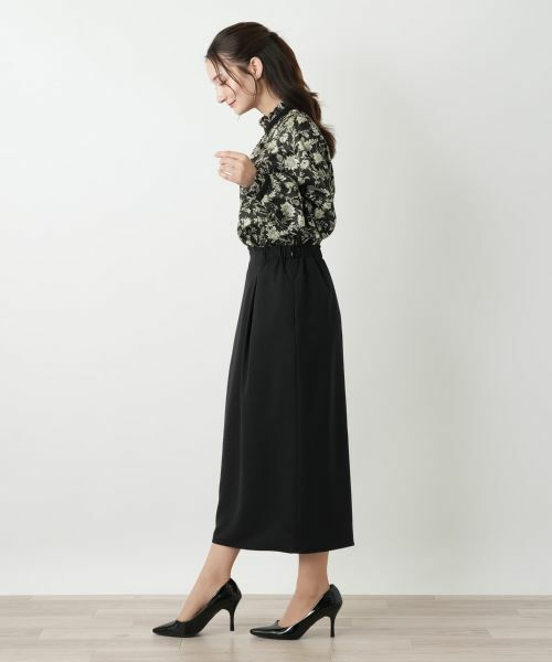 Leilian / レリアン シャツ・ブラウス | ボタニカル柄フリルブラウス【ROCHAS Premiere】 | 詳細2