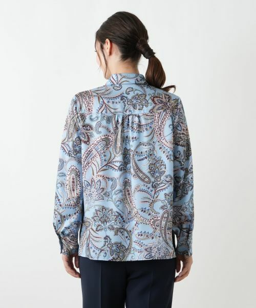 Leilian / レリアン シャツ・ブラウス | ペイズリーボウタイブラウス【ROCHAS Premiere】 | 詳細6