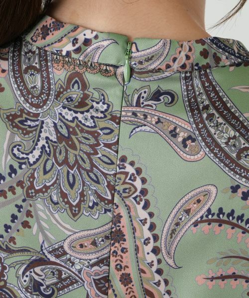 Leilian / レリアン シャツ・ブラウス | ペイズリーハイネックブラウス【ROCHAS Premiere】 | 詳細14