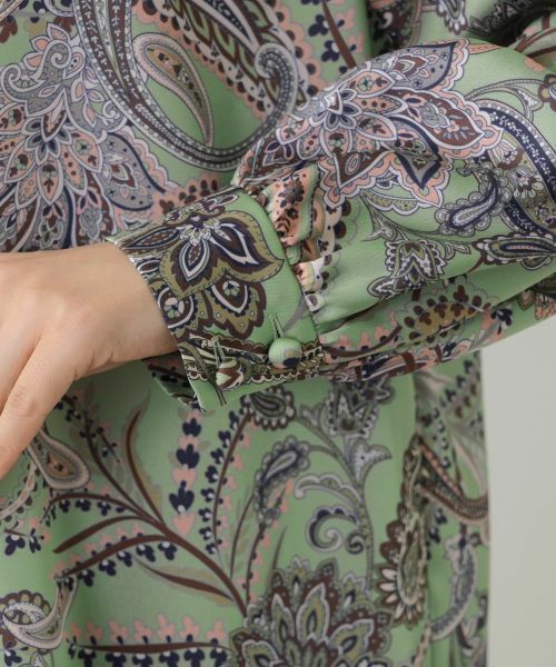 Leilian / レリアン シャツ・ブラウス | ペイズリーハイネックブラウス【ROCHAS Premiere】 | 詳細15