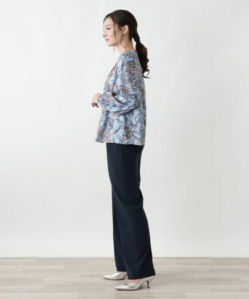 Leilian / レリアン シャツ・ブラウス | ペイズリーハイネックブラウス【ROCHAS Premiere】 | 詳細2