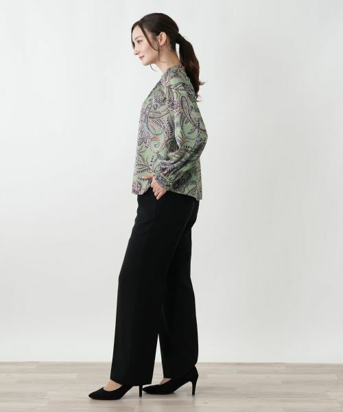 Leilian / レリアン シャツ・ブラウス | ペイズリーハイネックブラウス【ROCHAS Premiere】 | 詳細5