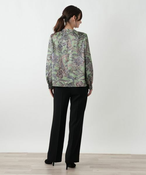 Leilian / レリアン シャツ・ブラウス | ペイズリーハイネックブラウス【ROCHAS Premiere】 | 詳細6