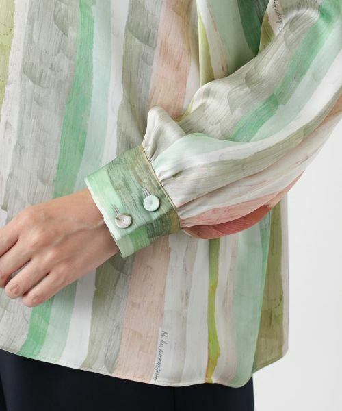 Leilian / レリアン シャツ・ブラウス | プリントボウタイブラウス【ROCHAS Premiere】 | 詳細12