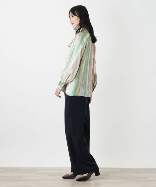 Leilian / レリアン シャツ・ブラウス | プリントボウタイブラウス【ROCHAS Premiere】 | 詳細2