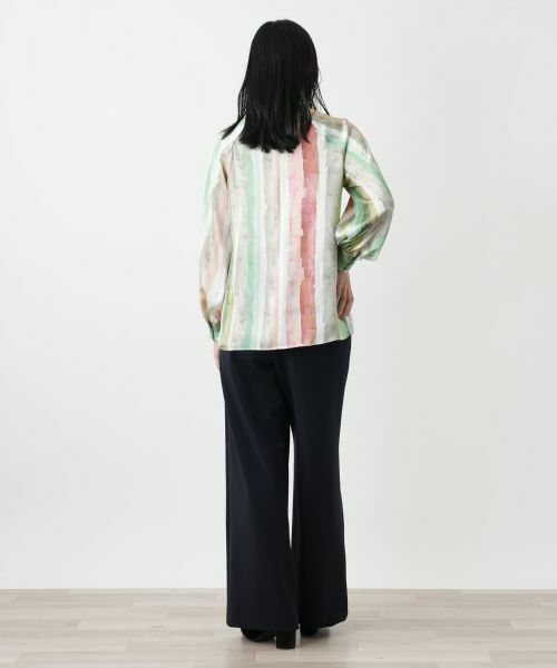 Leilian / レリアン シャツ・ブラウス | プリントボウタイブラウス【ROCHAS Premiere】 | 詳細3