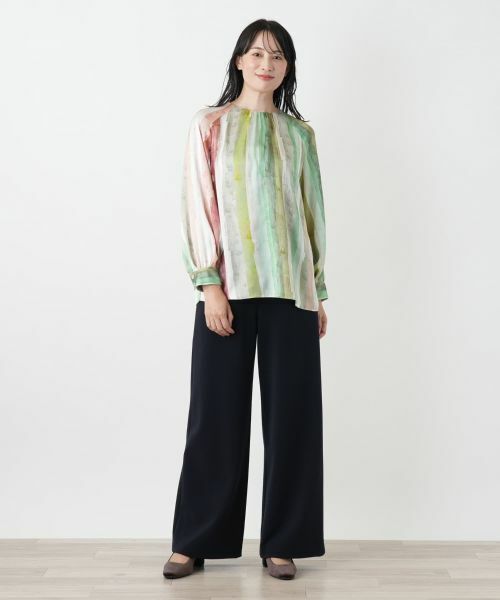 Leilian / レリアン シャツ・ブラウス | プリントボウタイブラウス【ROCHAS Premiere】 | 詳細4