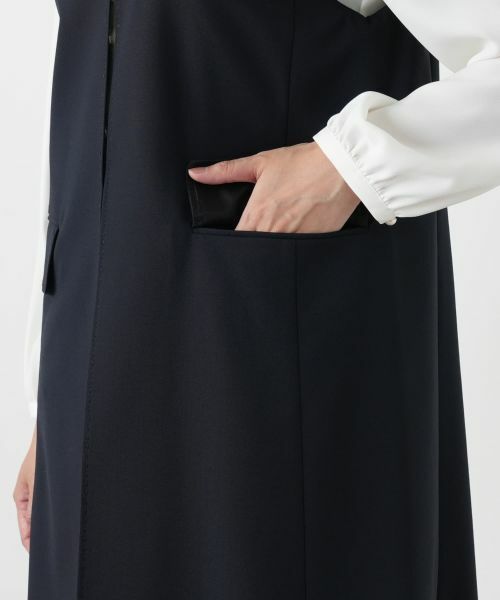 Leilian / レリアン テーラードジャケット | ロングベスト【ROCHAS Premiere】 | 詳細10