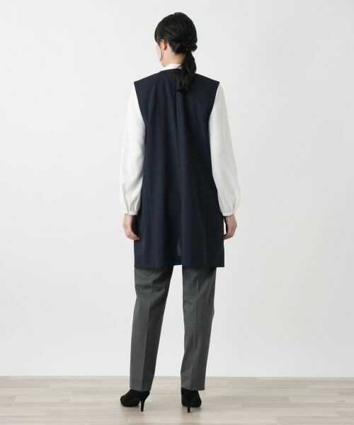 Leilian / レリアン テーラードジャケット | ロングベスト【ROCHAS Premiere】 | 詳細3