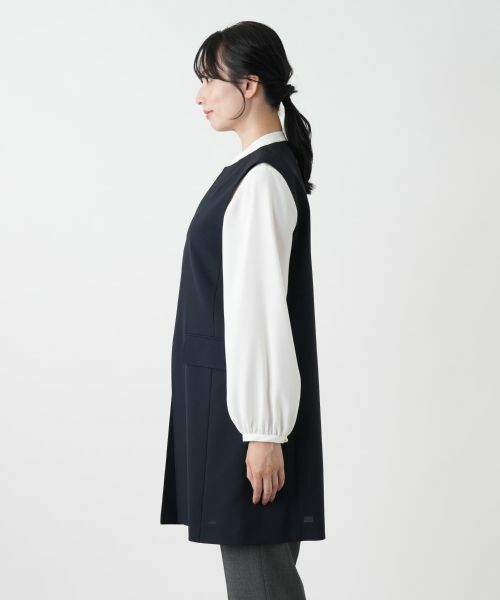 Leilian / レリアン テーラードジャケット | ロングベスト【ROCHAS Premiere】 | 詳細5