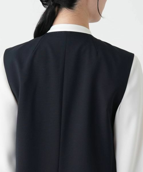 Leilian / レリアン テーラードジャケット | ロングベスト【ROCHAS Premiere】 | 詳細8