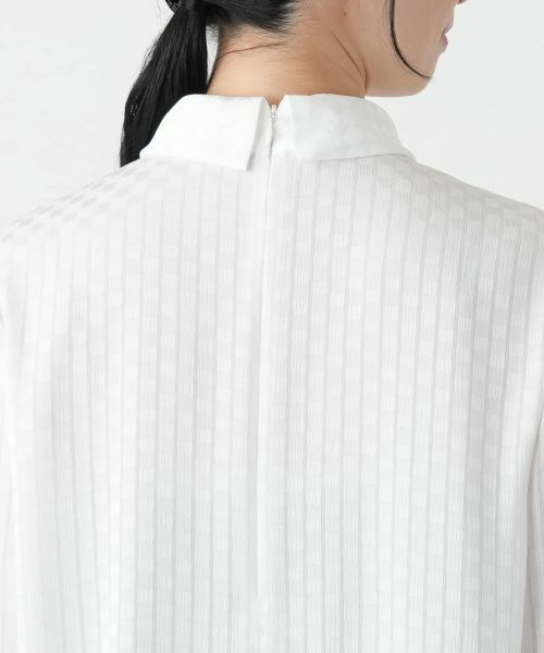 Leilian / レリアン シャツ・ブラウス | ストライプボウタイブラウス【ROCHAS Premiere】 | 詳細8
