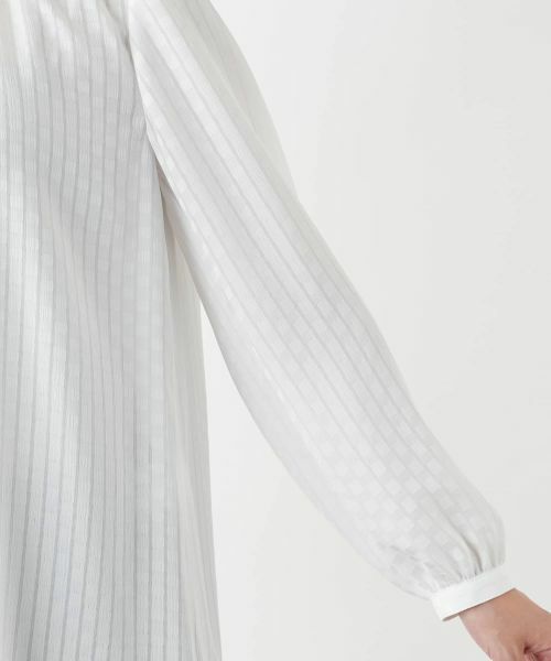 Leilian / レリアン シャツ・ブラウス | ストライプボウタイブラウス【ROCHAS Premiere】 | 詳細9