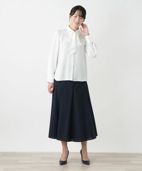 Leilian / レリアン シャツ・ブラウス | ボウタイブラウス【ROCHAS Premiere】 | 詳細1