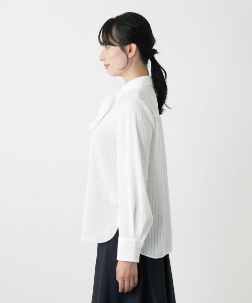 Leilian / レリアン シャツ・ブラウス | ボウタイブラウス【ROCHAS Premiere】 | 詳細6