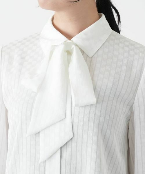 Leilian / レリアン シャツ・ブラウス | ボウタイブラウス【ROCHAS Premiere】 | 詳細8