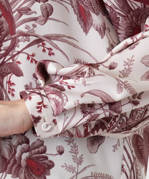 Leilian / レリアン シャツ・ブラウス | プリントボウタイブラウス【ROCHAS Premiere】【ERICA】 | 詳細11