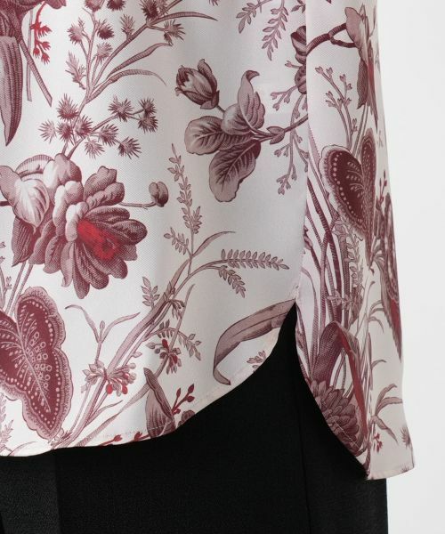 Leilian / レリアン シャツ・ブラウス | プリントボウタイブラウス【ROCHAS Premiere】【ERICA】 | 詳細12