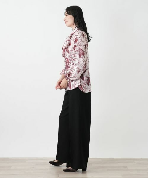 Leilian / レリアン シャツ・ブラウス | プリントボウタイブラウス【ROCHAS Premiere】【ERICA】 | 詳細2