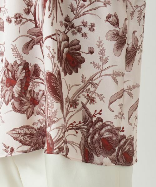 Leilian / レリアン シャツ・ブラウス | ボタニカルプリントブラウス【ROCHAS Premiere】【ERICA】 | 詳細10