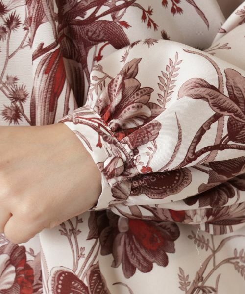 Leilian / レリアン シャツ・ブラウス | ボタニカルプリントブラウス【ROCHAS Premiere】【ERICA】 | 詳細11