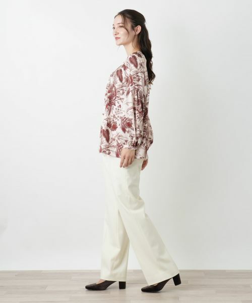 Leilian / レリアン シャツ・ブラウス | ボタニカルプリントブラウス【ROCHAS Premiere】【ERICA】 | 詳細2