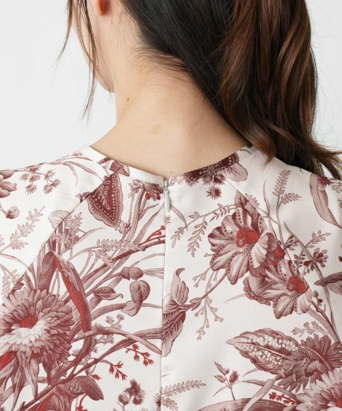 Leilian / レリアン シャツ・ブラウス | ボタニカルプリントブラウス【ROCHAS Premiere】【ERICA】 | 詳細8