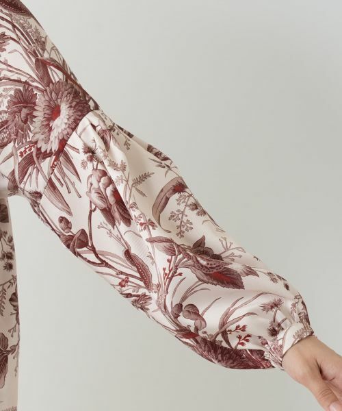 Leilian / レリアン シャツ・ブラウス | ボタニカルプリントブラウス【ROCHAS Premiere】【ERICA】 | 詳細9